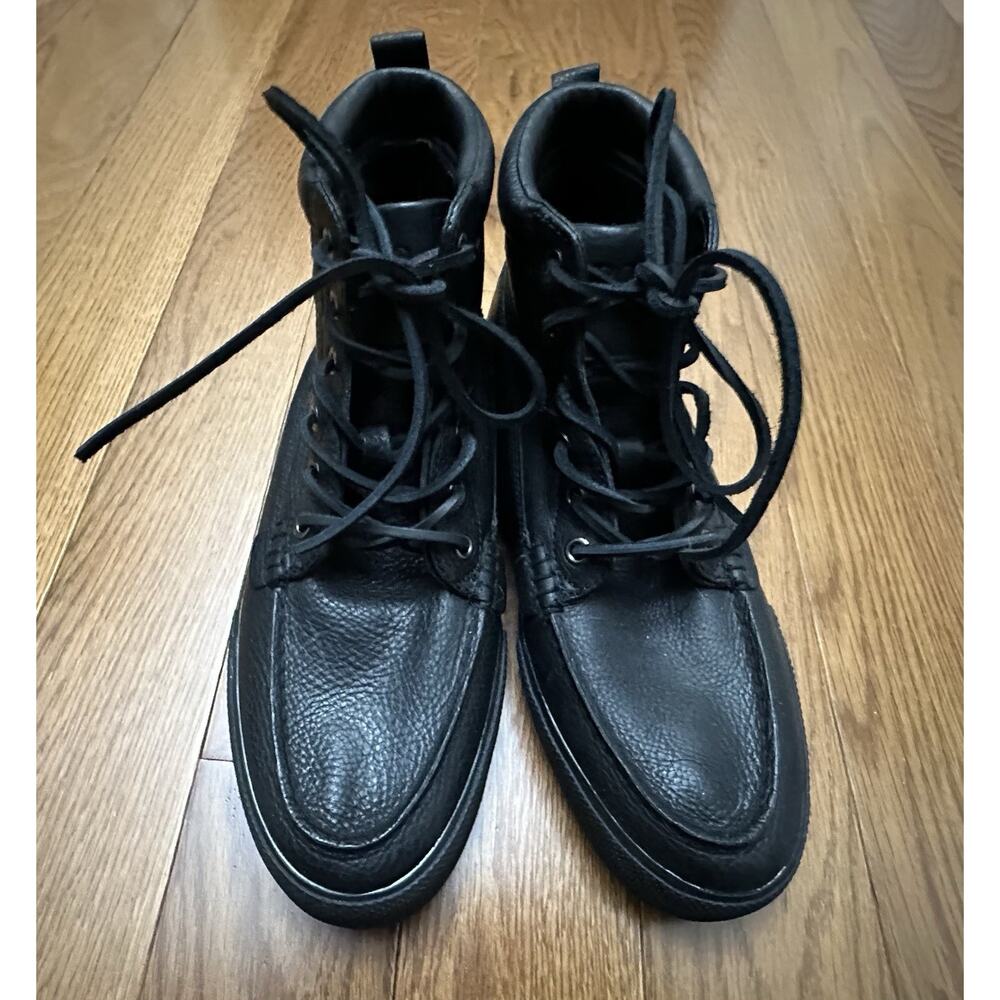 Polo Ralph‎ Lauren Tavis High Top Sneakers Men's 9D Black - Picture 3 of 8
